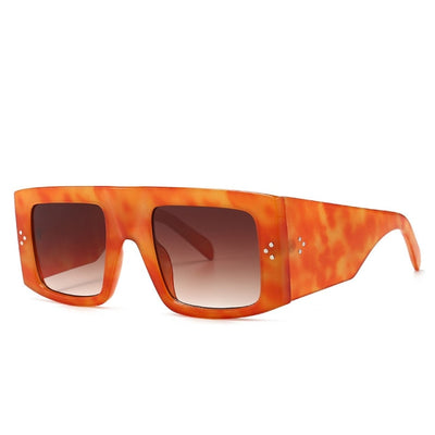 <font size="3" face="Rubik"><b>FELICIA</b></font> <br> Flat Top Square Sunglasses