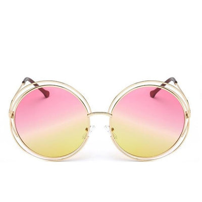 <font size="3" face="Rubik"><b>REBECCA</b></font> <br>Oversized Round Sunglasses