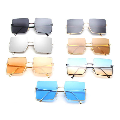 <font size="3" face="Rubik"><b>JESSICA</b></font> <br> Retro Oversized Square Sunglasses