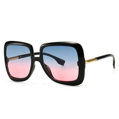 <font size="3" face="Rubik"><b>HEATHER</b></font> <br> Retro Oversized Square Sunglasses